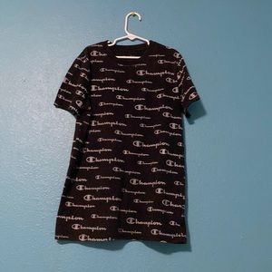 Black champion t-shirt